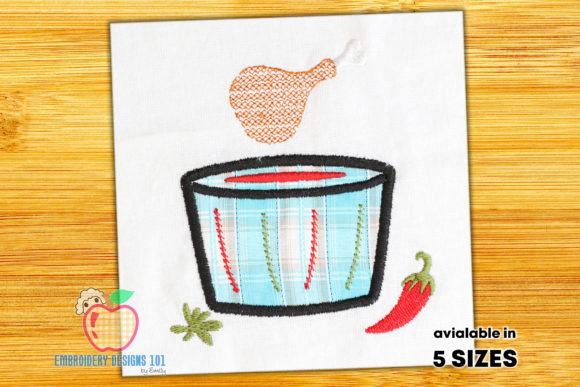 Chicken Leg: A Playful Appliqué for Boutique Sweatshirts