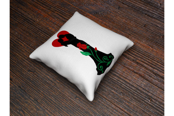 Love Couple: A Romantic Embroidery Design for Handmade Gifts