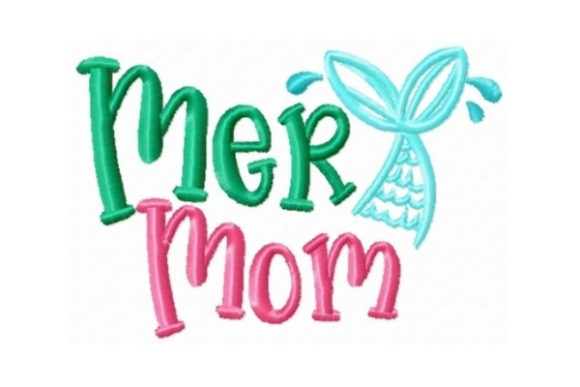 Mermom: The Perfect Beach Embroidery Design for Craft Fairs