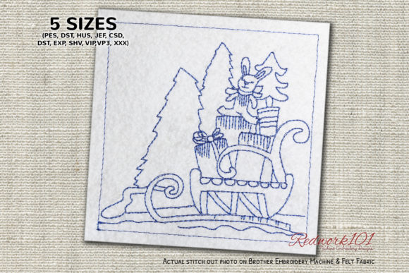 Santa Sleigh Bluework: A Designer's Holiday Review